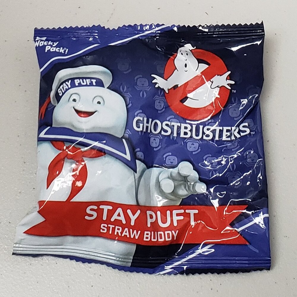 Ghostbusters Stay Puft Straw Buddy Sonic Drive-In